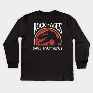 dave rock of ages Kids Long Sleeve T-Shirt